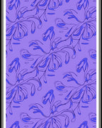 Abstract Swirling Floral Pattern Rug