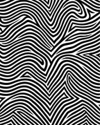 Artistic Black White Optical Illusion Rug
