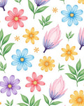 Floral Delight Patterned Accent Rug