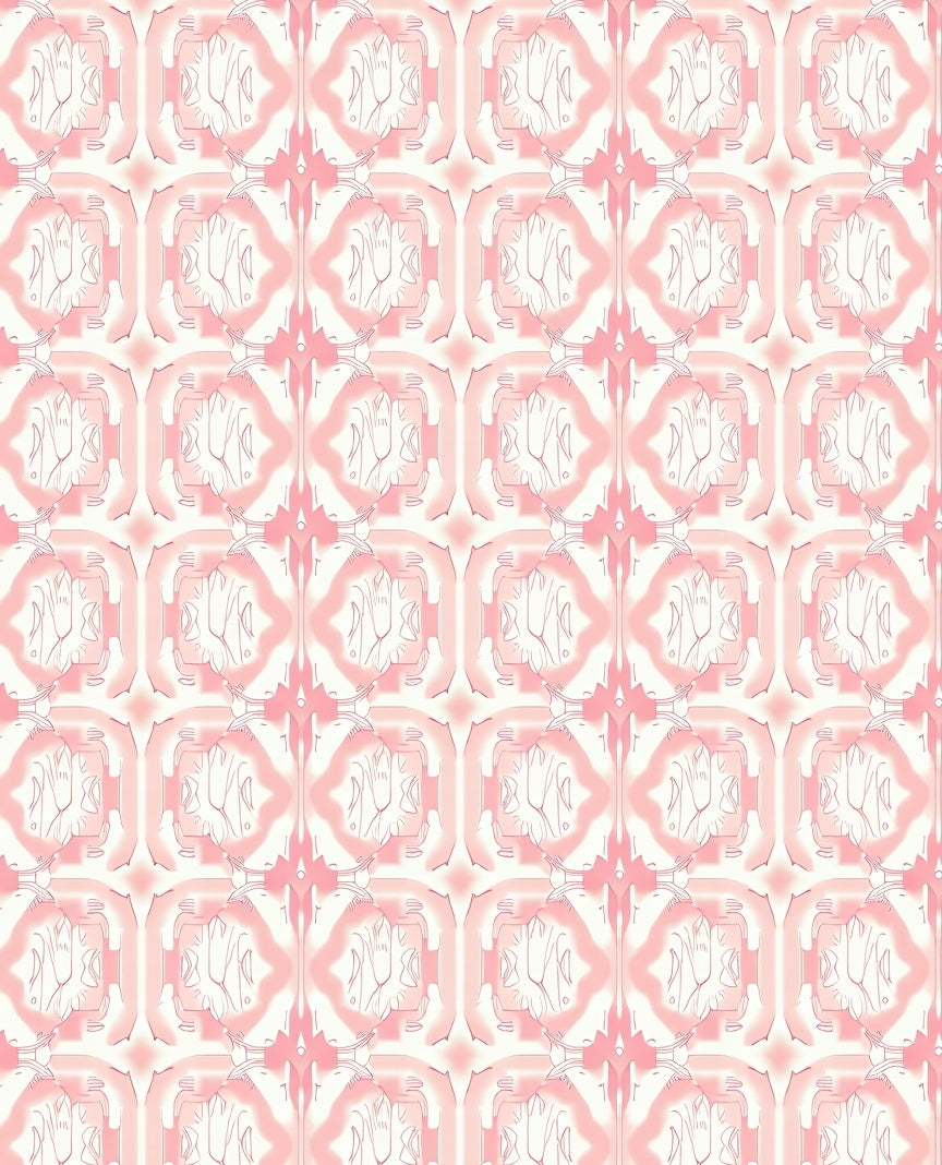 Sweet Pastel Geometric Design Rug