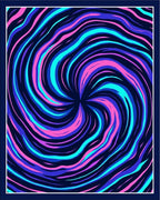 Vibrant Swirl Abstract Pattern Rug