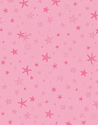 Pink Starburst Collage Rug
