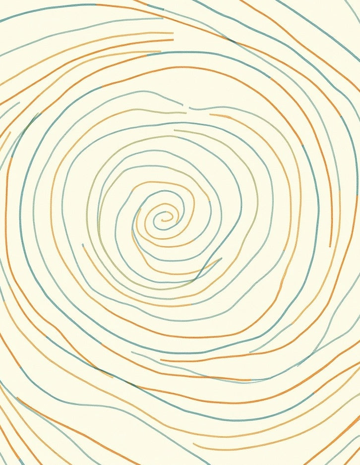 Abstract Swirls Lines Pattern Rug