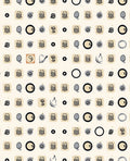 Abstract Iconography Geometric Pattern Rug