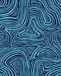 Triangular Swirl Abstract Pattern Rug