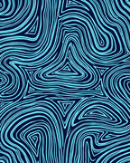 Triangular Swirl Abstract Pattern Rug