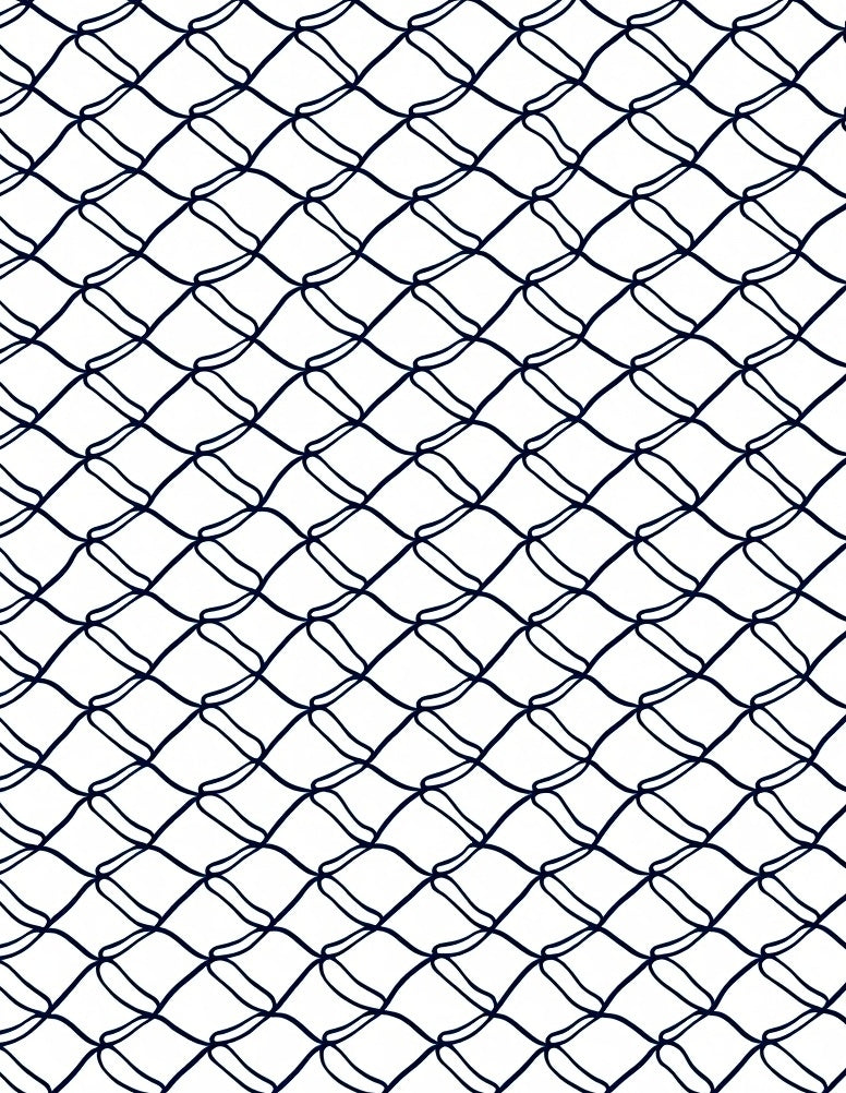 Interlocking Net Pattern Design Rug