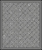 Abstract Diamond Geometric Pattern Rug