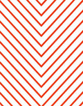 Bold Orange Chevron Lines Rug