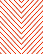 Bold Orange Chevron Lines Rug