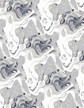 Abstract Swirls Contemporary Pattern Rug