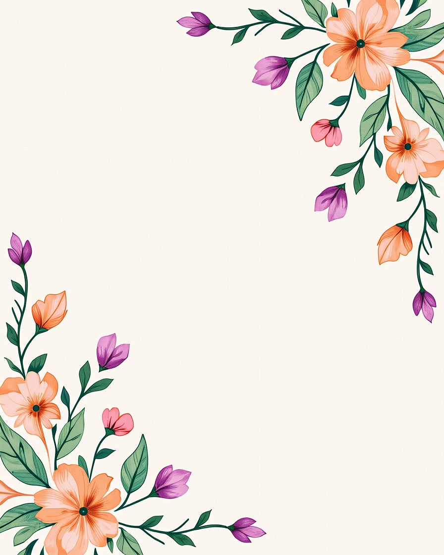 Whimsical Floral Accents Rug