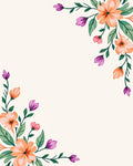 Whimsical Floral Accents Rug
