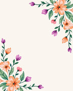 Whimsical Floral Accents Rug