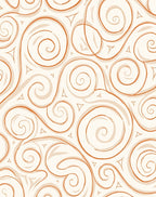Swirling Abstract Pattern With Triangles Rug