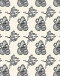 Whimsical Abstract Ink Blot Design Rug