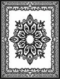 Eight-Pointed Star Mandala Pattern Rug