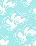 Breezy White Cloud Pastel Pattern Rug
