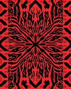 Bold Tribal Abstract Pattern Rug