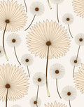 Pale Dandelion Field Pattern Rug