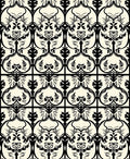 Archival Black Cream Pattern Rug