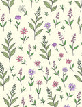 Whimsical Floral Pattern Design Rug