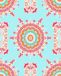 Vibrant Mandala Patterned Rug