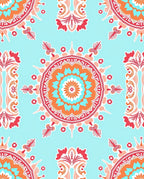 Vibrant Mandala Patterned Rug