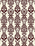 Damask Style Ornate Pattern Rug