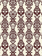 Damask Style Ornate Pattern Rug
