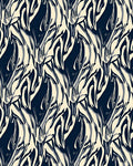 Abstract Organic Swirl Pattern Rug