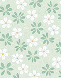 Pastel Floral And Swirl Pattern Rug