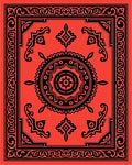 Bold Floral Medallion Intricate Pattern Rug