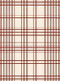 Classic Deep Red Plaid Pattern Rug