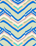 Interlocking Wave Pattern Rug