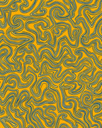 Abstract Swirls Pattern Textile Design Rug