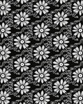 Densely Packed Floral Sketch Pattern Rug