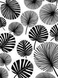 Bold Tropical Leaf Pattern Rug
