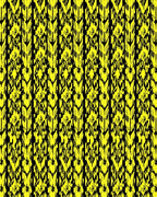 Bold Yellow Abstract Vertical Stripes Rug