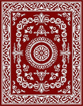 Ornate Central Medallion Pattern Rug