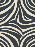 Bold Dynamic Zebra Stripe Rug