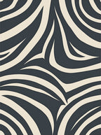 Bold Dynamic Zebra Stripe Rug
