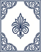 Elegant Paisley Floral Corner Design Rug