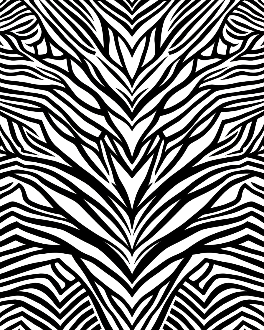 Bold Black White Bold Stripes Rug