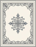 Ornate Scroll Leaf Pattern Design Rug