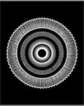 Concentric Circular Geometric Pattern Rug