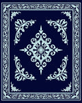 Intricate Floral Mandala Design Rug