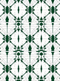 Abstract Emerald Geometric Art Rug
