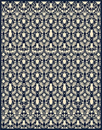 Art Deco Inspired Symmetrical Pattern Rug