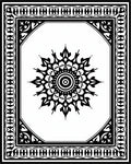 Ornate Floral Mandala Pattern Rug